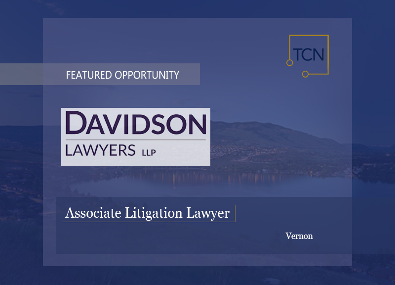 Associate, Litigation Lawyer Job in Vernon, Canada